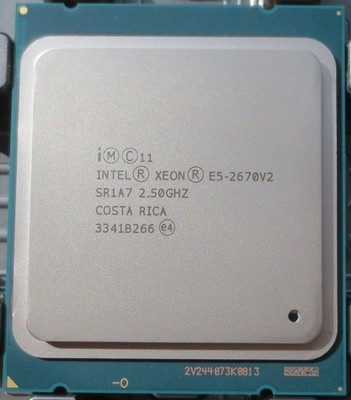   Xeon E5-2670V2 E5-2670 v2 (25M Cache, 2.50 GHz) Socket FCLGA2011 SR1A7 #ea