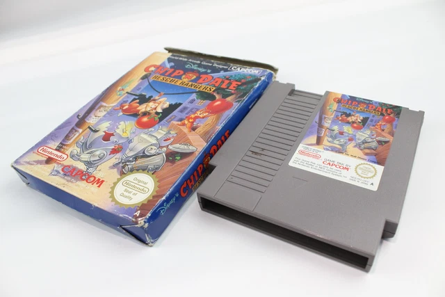 Lot 12 Disneys Chip n Dale rescue Rangers NES Boxed no Booklet