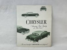 1953 Chrysler Imperial Crown Imp. Windsor New Yorker Sales Brochure Original