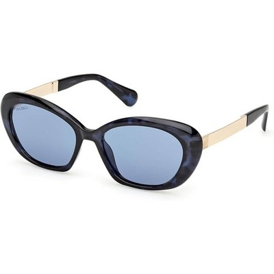 Max & Co. Women's Sunglasses Coloured Havana Cat Eye Full Rim Frame MO0133 5555V