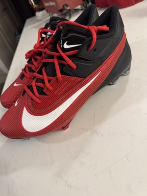 Mens Size 12-Nike Vapor Edge Elite 360 2 Black/Red Football Cleat FD5713-005 nby Size 10.5 Nike Vapor Edge Elite 360 2 Football Cleats Black  main image 4