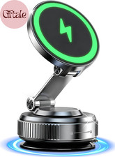 For Magsafe Car Mount Charger, 15W Fast Charging Magnetic Wireless Car Charger,