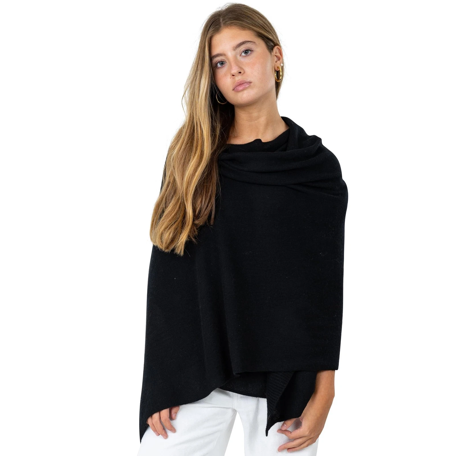 Velanio Cashmere Luxury Knitted Wrap Travel Shawl Scarf, Pashmina Stole, All-...