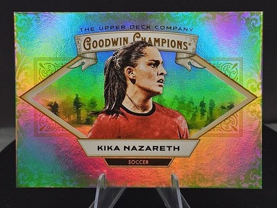 2025 UD Goodwin Champions Kika Nazareth Neon Green Rainbow (SP) Women s Soccer