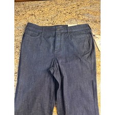 NWT NYDJ Marilyn Straight Leg Jeans Dark Wash Lift Tuck Technology Size 14