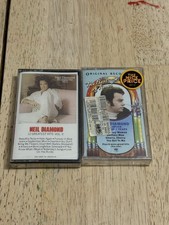BRAND NEW SEALED Lot of 2 Neil Diamond Cassette Tapes 12 Greatest, Classics 