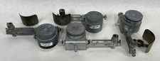 Lot of (4) Hanau Touch-O-Matic Lab Bunsen Burner + Parts