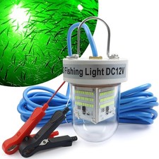 Underwater Green Fishing Light Super Bright 40000 Lumens 80W 12V LED Submersible