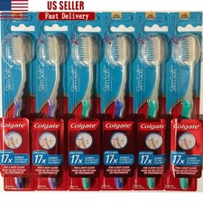 Extra Soft Toothbrush Sensitive Teeth W/ Tongue Scraper Ergonomic Handle New