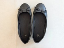 EUC Size US 4 Black Kohl's Flat Black Shoes Formal Flats