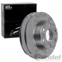 2X Eurobrake Bremsscheiben 296Mm Voll Hinten Passend FÜR | 5815202359
