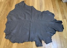 TAUPE BROWN Lambskin Leather Whole Hide 6 Square Feet