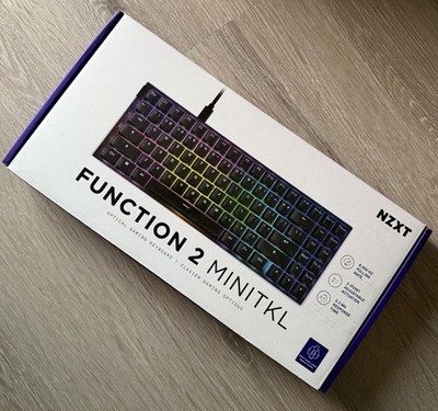 NZXT Function 2 MiniTKL - 2024 Optische Tenkeyless Gamingtastatur QWERTZ DE NEU