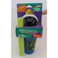 Zak Paks Shrek Reusable Tumblers 3 Pack Straw Cup And Lid 11 Oz Kids Cups Zak!