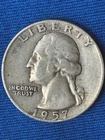 1957-D Washington Quarter Silver 25C Circulated Business Strike Uncertified 154