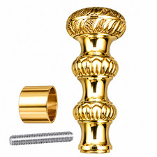 Solid Brass Antique Style Walking Stick Handle Engraved knob Head Replacement