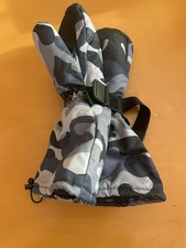 Kids 8-10  Boys  Girls Years Mittens Ski Snowboarding Size L, Camo Color,New