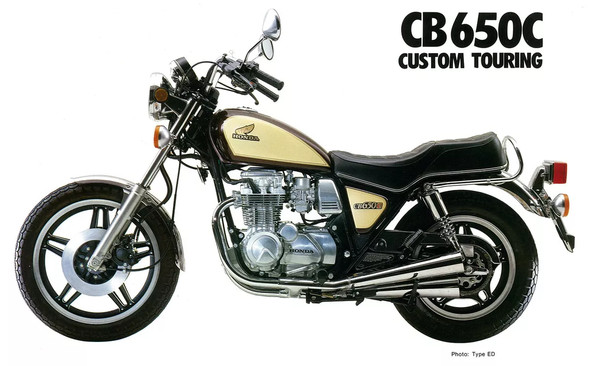 HONDA Poster CB650 Custom 1980 1981 1982 Brown Suitable to Frame | eBay
