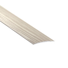 Aluminium Wood Effect Door Threshold 80mm WIDE  Self-adhesive Edging Floor Trim