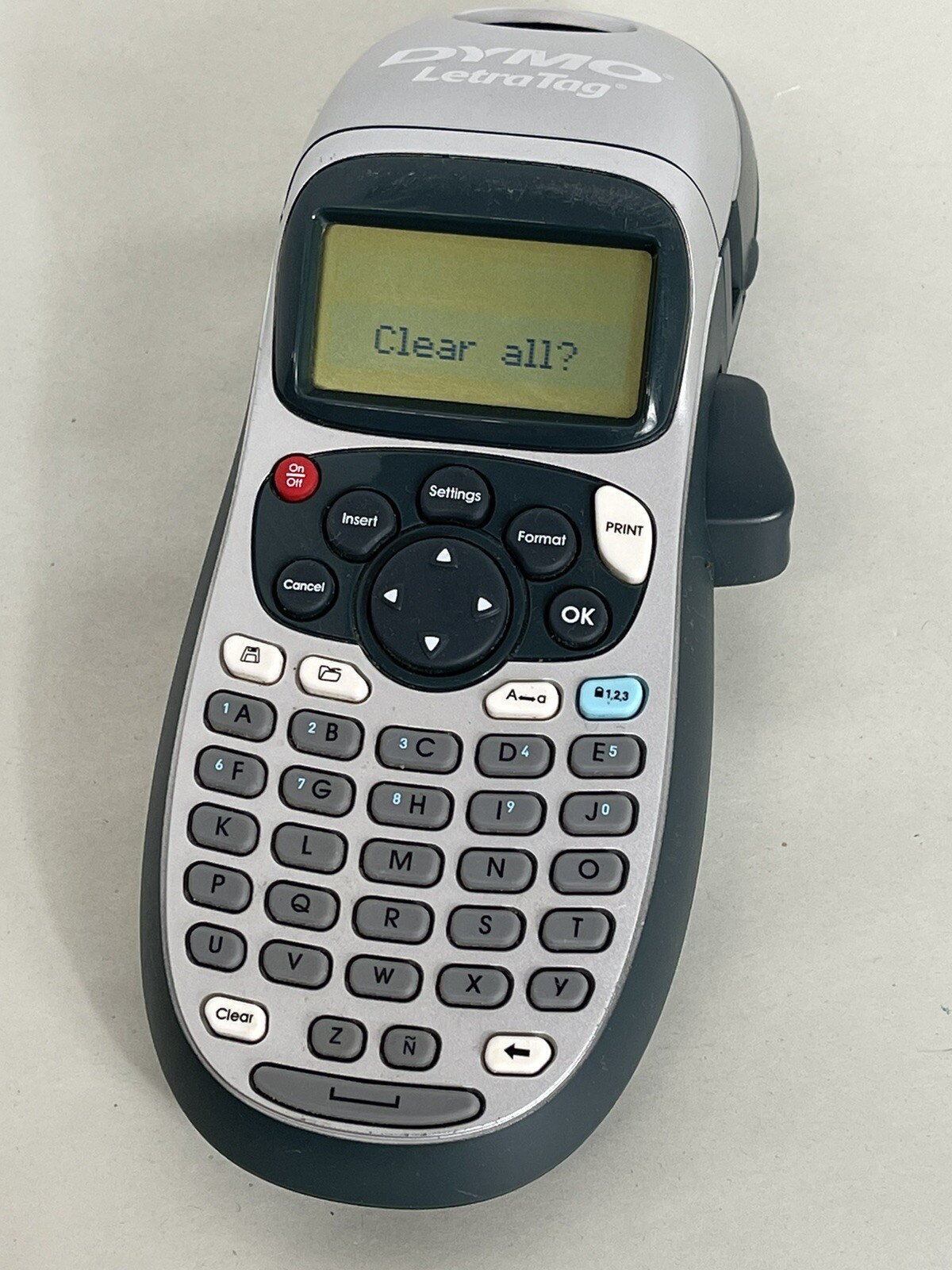 DYMO LetraTag LT100H Handheld Label Maker Silver eBay
