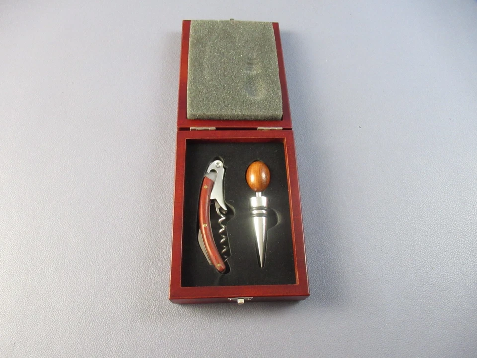 Brandani Bottle Opener Corkscrew and Chrome Steel Cap Vintage Late 20th Century - Image 4 of 4