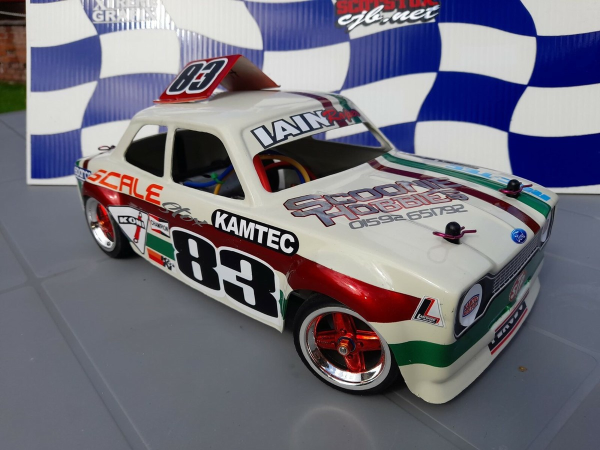 Ford Escort Mark 1 White ABS Rally Touring Car Body Decals - Drift 1:10 016 - Foto 8