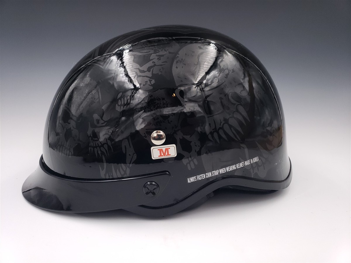 HJC Motorcycle Half Helmut Cruiser Ghost Skulls / CS J-Tech