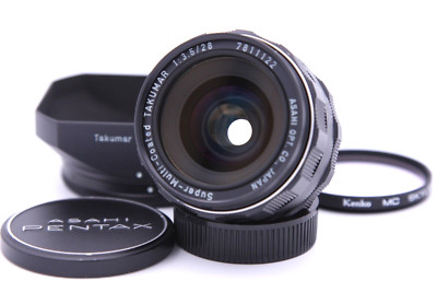PENTAX SMC Super Multi Coated Takumar 28mm f/3.5 M42 Near MINT