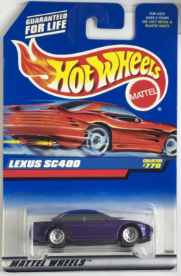 1998 Hot Wheels Main line Lexus SC400 WSP Wheels #770 19939 | eBay