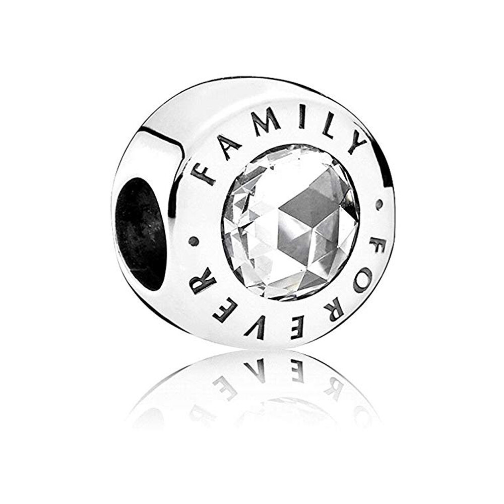 Pandora Family Forever Silver Charm 791884CZ | eBay