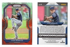 JOSE BERRIOS 2021 PANINI PRIZM BASEBALL COSMIC HAZE PRIZM 44 MINNESOTA TWINS