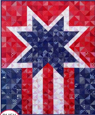Star Spangled Quilt Pattern in 2 Sizes by Busy Hands Quilts