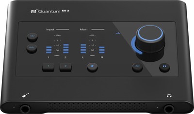 Presonus Quantum ES2 Audiointerface USB-C 24-bit / 192 kHz XLR Recording Schwarz