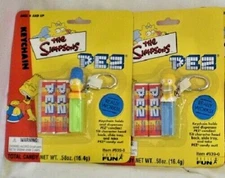 SIMPSONS  BASIC FUN HOMER MARGE KEY CHAIN FACTORY SEALED