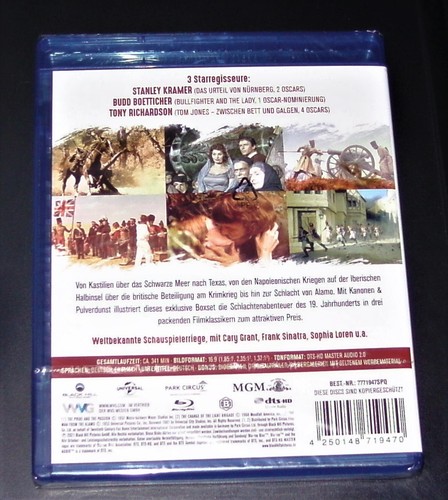 KANONEN & PULVERDUNSTSCHLACHTEN ABENTEUER DES 19. JAHRHUNDERTS 3 BLU RAY SET NEU - Bild 2 von 2
