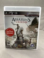 ASSASSIN'S CREED 3 III (Sony PlayStation PS3/Ubisoft/2012) Black Label Complete