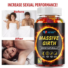 Massive Girth Gummies, Grow Naturally Thicker Bigger Male Enhancing Supplement