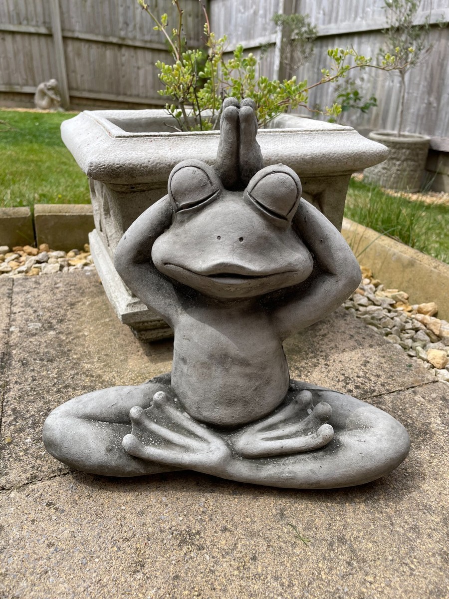Yoga Frog Garden Statues Fasci Garden