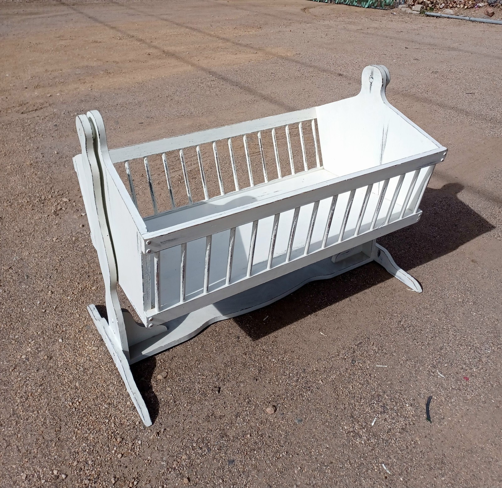 vintage wooden baby doll cradle eBay