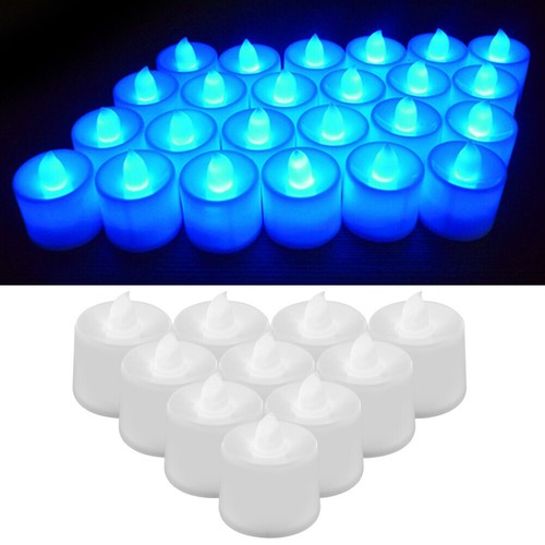 1x 12x bunte elektrische LED-Kerze, flackerfreie, romantische Lampe für Party RM - Bild 10 von 16