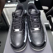 Size 6 - Nike Air Force 1 '07 QS Black Skeleton for sale online | eBay