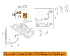 FORD OEM 14-19 Fiesta Fuel System Components-Fuel Pump Assy D2BZ9H307C