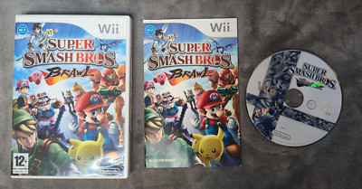 Nintendo Wii - Super Smash Bros Brawl - komplett mit Handbuch - insgesamt neuwertig