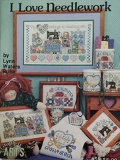 Graph-It Arts "I Love Needlework" counted cross stitch ; 4 colorful designs
