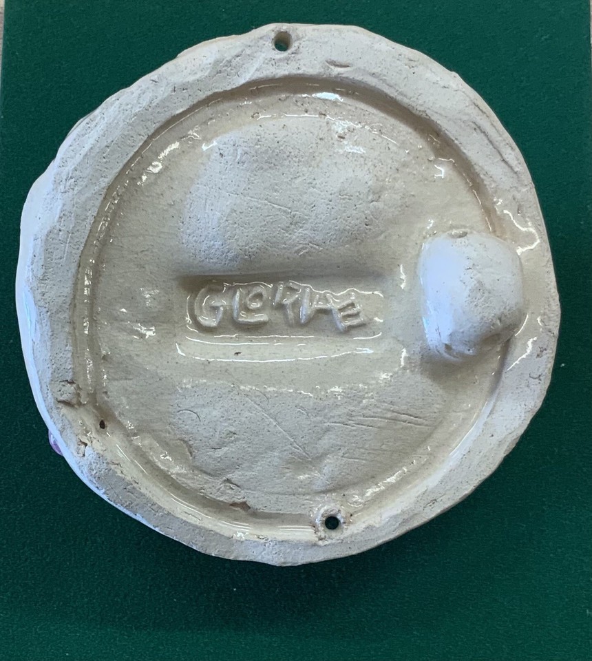 Vintage Japanese Pottery Geisha Girl Wall Plaque eBay