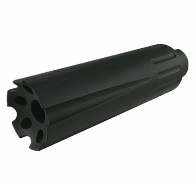 DB TAC INC Black Muzzle Brake Compensator 4.5 Inch Length 1/2x28 TPI Thread