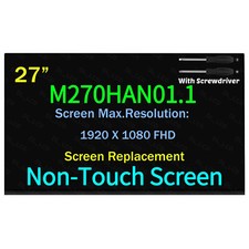 M270HAN01.1 FHD 1920 1080 27" LCD Screen Display Panel Replacement Non-Touch
