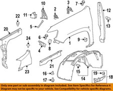 GM OEM 16-26 Acadia Front Lamps Fog Lamps-Fog Lamp U-Nut 11548580