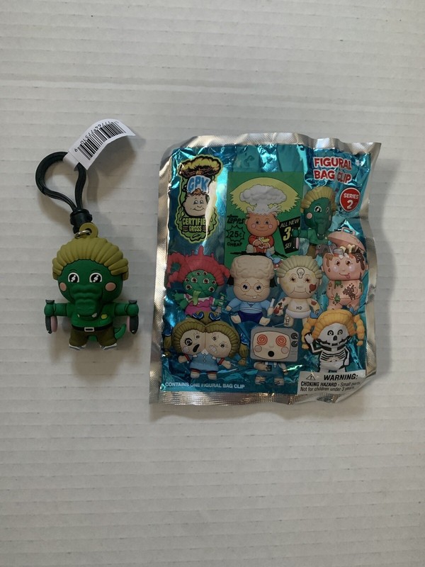 GPK Garbage Pail Kids 3D Figural Bag Clip - Ali Gator - Monogram - Topps
