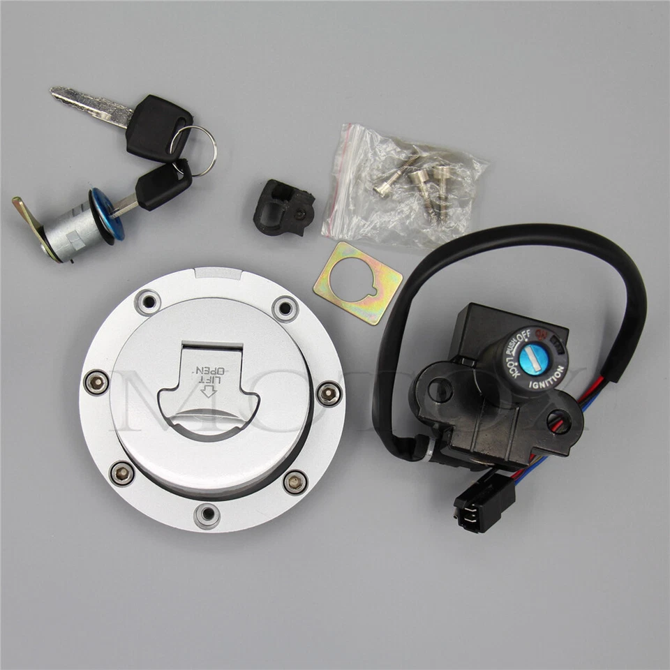 Fit For Honda CBR600 F2 F3 1991-1998 Ignition Switch Lock Fuel Gas Cap Key Set Foto 4 de 4